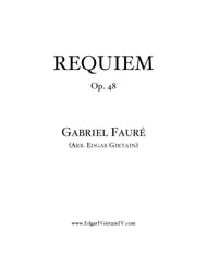 Requiem, Op. 48 Instrumental Parts Instrumental Parts cover Thumbnail